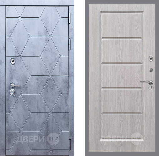 Входная металлическая Дверь Рекс (REX) 28 FL-39 Беленый дуб в Голицыно