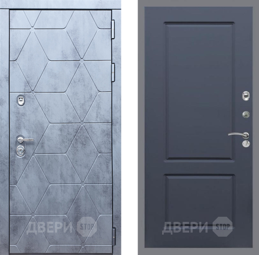 Входная металлическая Дверь Рекс (REX) 28 FL-117 Силк титан в Голицыно