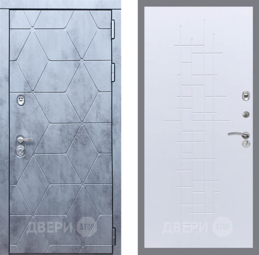 Входная металлическая Дверь Рекс (REX) 28 FL-289 Белый ясень в Голицыно