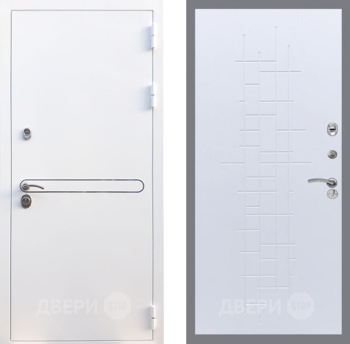 Входная металлическая Дверь Рекс (REX) 27 FL-289 Белый ясень в Голицыно