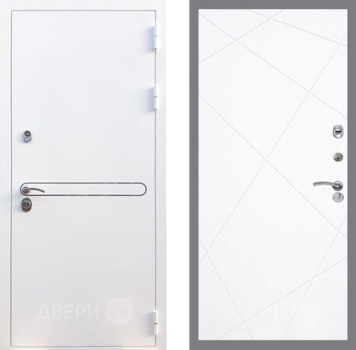 Входная металлическая Дверь Рекс (REX) 27 FL-291 Силк Сноу в Голицыно