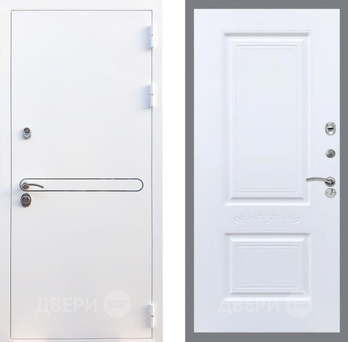 Входная металлическая Дверь Рекс (REX) 27 Смальта Силк Сноу в Голицыно