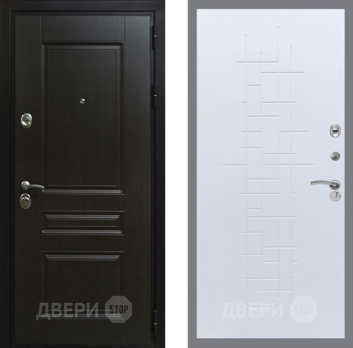 Входная металлическая Дверь Рекс (REX) Премиум-Н FL-289 Белый ясень в Голицыно