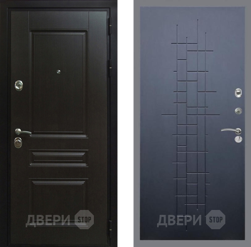 Входная металлическая Дверь Рекс (REX) Премиум-Н FL-289 Ясень черный в Голицыно