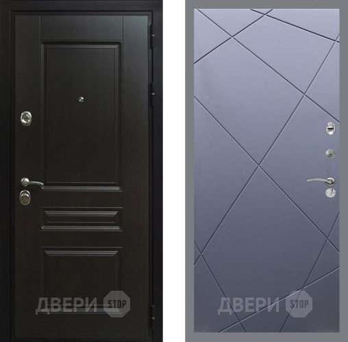 Входная металлическая Дверь Рекс (REX) Премиум-Н FL-291 Силк титан в Голицыно
