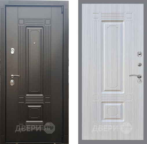 Входная металлическая Дверь Рекс (REX) 9 FL-2 Сандал белый в Голицыно