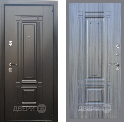 Входная металлическая Дверь Рекс (REX) 9 FL-2 Сандал грей в Голицыно