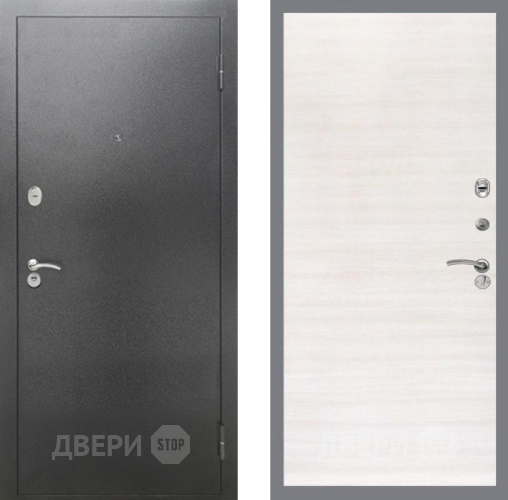 Дверь Рекс (REX) 2А Серебро Антик GL Акация в Голицыно