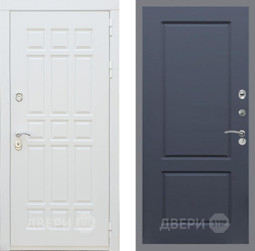 Входная металлическая Дверь Рекс (REX) 8 Силк Сноу FL-117 Силк титан в Голицыно