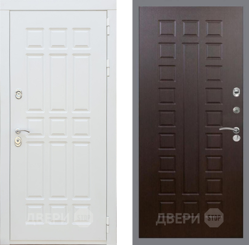 Входная металлическая Дверь Рекс (REX) 8 Силк Сноу FL-183 Венге в Голицыно