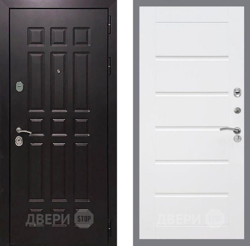 Входная металлическая Дверь Рекс (REX) 8 Сити Белый ясень в Голицыно