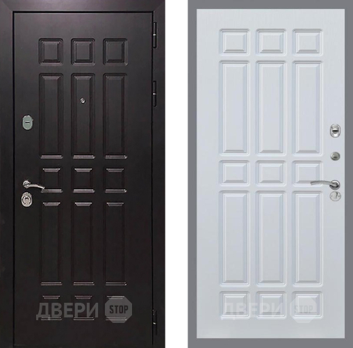 Входная металлическая Дверь Рекс (REX) 8 FL-33 Белый ясень в Голицыно