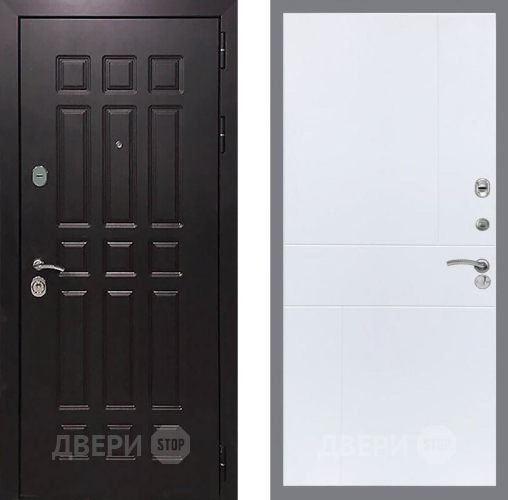 Входная металлическая Дверь Рекс (REX) 8 FL-290 Силк Сноу в Голицыно