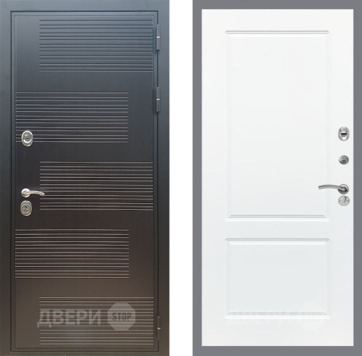 Входная металлическая Дверь Рекс (REX) премиум 185 FL-117 Силк Сноу в Голицыно