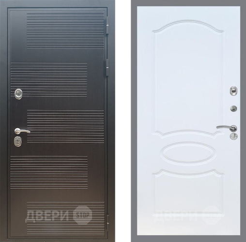 Входная металлическая Дверь Рекс (REX) премиум 185 FL-128 Белый ясень в Голицыно