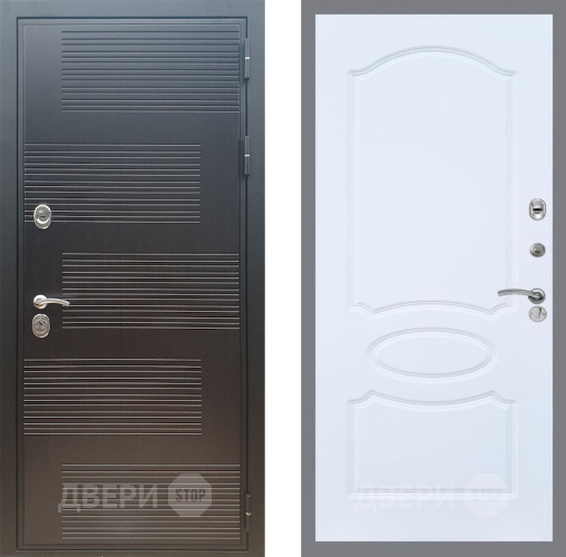 Входная металлическая Дверь Рекс (REX) премиум 185 FL-128 Силк Сноу в Голицыно