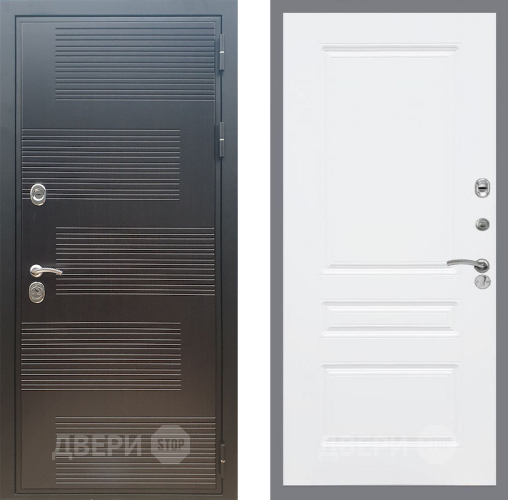 Входная металлическая Дверь Рекс (REX) премиум 185 FL-243 Силк Сноу в Голицыно