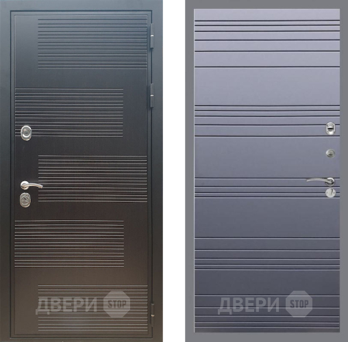 Входная металлическая Дверь Рекс (REX) премиум 185 Line Силк титан в Голицыно