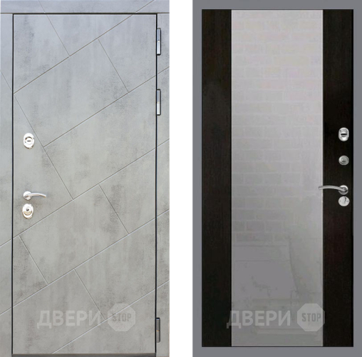 Входная металлическая Дверь Рекс (REX) 22 СБ-16 Зеркало Венге в Голицыно