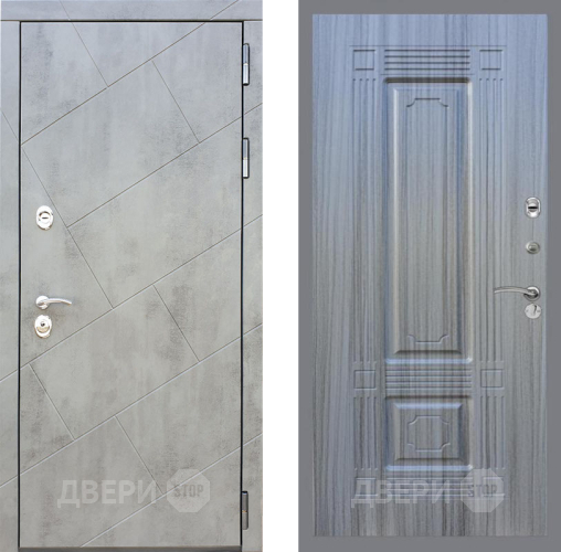 Входная металлическая Дверь Рекс (REX) 22 FL-2 Сандал грей в Голицыно