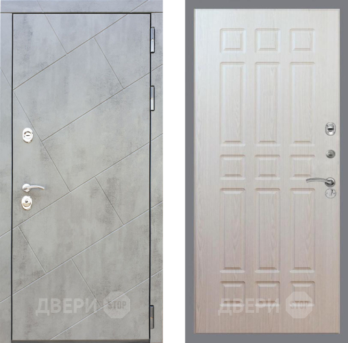 Входная металлическая Дверь Рекс (REX) 22 FL-33 Беленый дуб в Голицыно