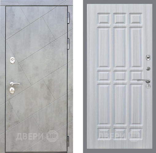 Входная металлическая Дверь Рекс (REX) 22 FL-33 Сандал белый в Голицыно