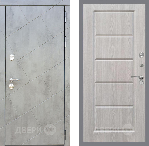 Входная металлическая Дверь Рекс (REX) 22 FL-39 Беленый дуб в Голицыно