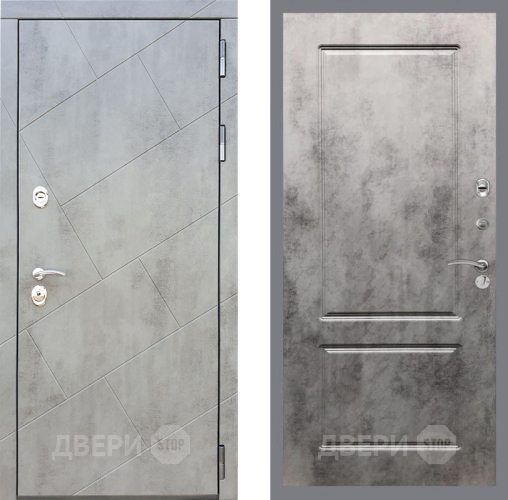 Входная металлическая Дверь Рекс (REX) 22 FL-117 Бетон темный в Голицыно