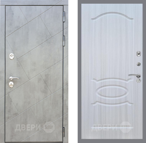 Входная металлическая Дверь Рекс (REX) 22 FL-128 Сандал белый в Голицыно