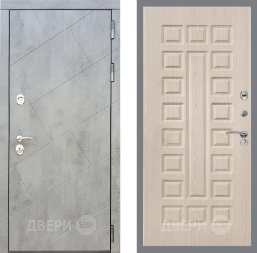 Входная металлическая Дверь Рекс (REX) 22 FL-183 Беленый дуб в Голицыно