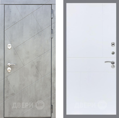 Входная металлическая Дверь Рекс (REX) 22 FL-290 Силк Сноу в Голицыно