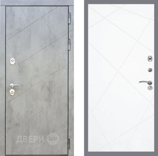 Входная металлическая Дверь Рекс (REX) 22 FL-291 Силк Сноу в Голицыно