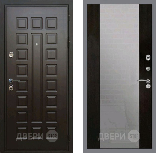 Дверь Рекс (REX) Премиум 3к СБ-16 Зеркало Венге в Голицыно