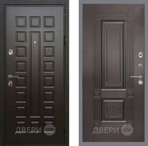 Входная металлическая Дверь Рекс (REX) Премиум 3к FL-2 Венге в Голицыно