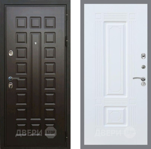 Дверь Рекс (REX) Премиум 3к FL-2 Силк Сноу в Голицыно
