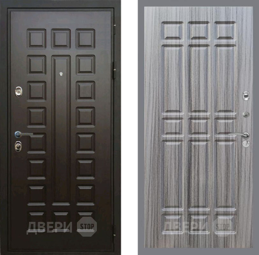 Входная металлическая Дверь Рекс (REX) Премиум 3к FL-33 Сандал грей в Голицыно