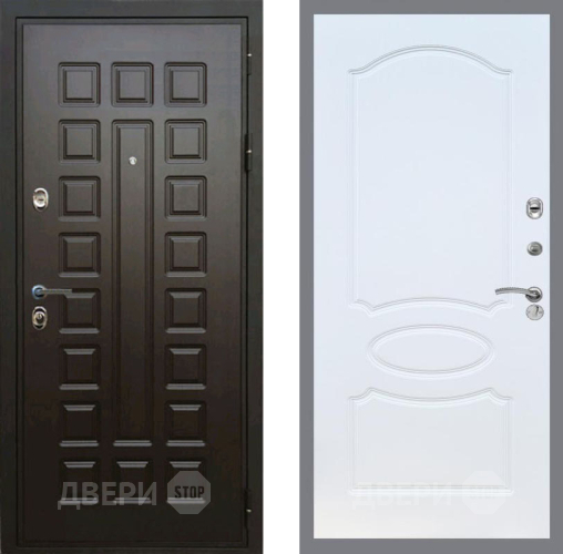 Дверь Рекс (REX) Премиум 3к FL-128 Белый ясень в Голицыно