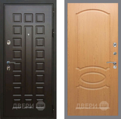 Входная металлическая Дверь Рекс (REX) Премиум 3к FL-128 Дуб в Голицыно