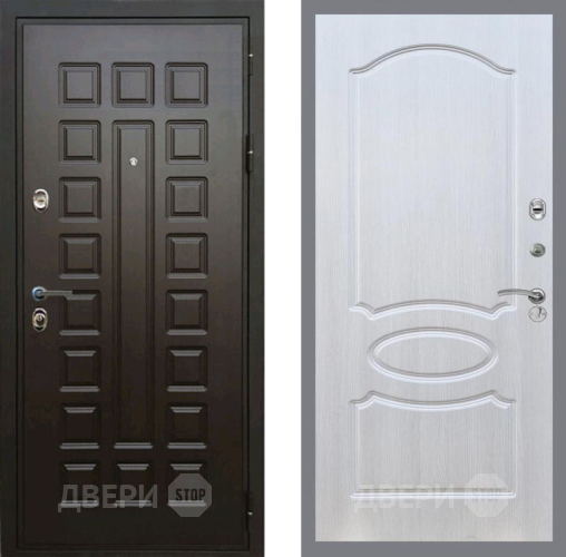 Входная металлическая Дверь Рекс (REX) Премиум 3к FL-128 Лиственница беж в Голицыно