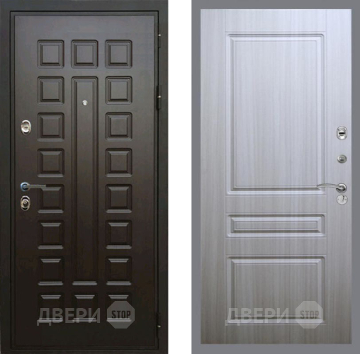 Входная металлическая Дверь Рекс (REX) Премиум 3к FL-243 Сандал белый в Голицыно