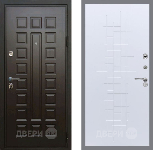 Входная металлическая Дверь Рекс (REX) Премиум 3к FL-289 Белый ясень в Голицыно