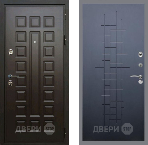Входная металлическая Дверь Рекс (REX) Премиум 3к FL-289 Ясень черный в Голицыно