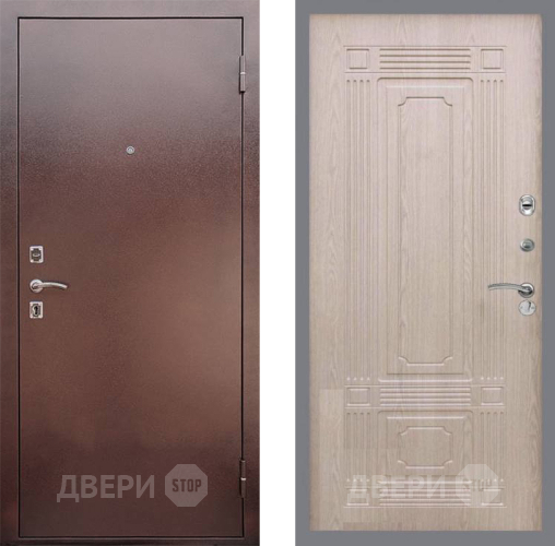 Входная металлическая Дверь Рекс (REX) 1 FL-2 Беленый дуб в Голицыно