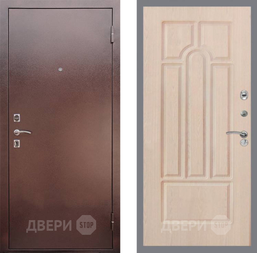 Входная металлическая Дверь Рекс (REX) 1 FL-58 Беленый дуб в Голицыно