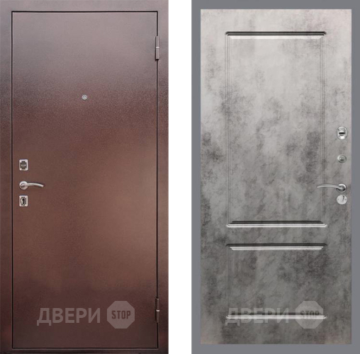 Входная металлическая Дверь Рекс (REX) 1 FL-117 Бетон темный в Голицыно