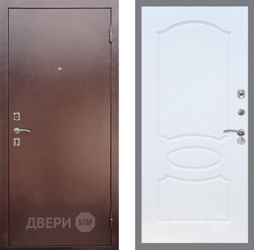 Входная металлическая Дверь Рекс (REX) 1 FL-128 Белый ясень в Голицыно