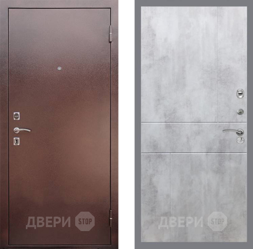 Входная металлическая Дверь Рекс (REX) 1 FL-290 Бетон светлый в Голицыно