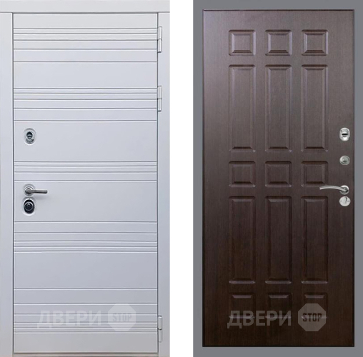 Входная металлическая Дверь Рекс (REX) 14 Силк Сноу FL-33 Венге в Голицыно