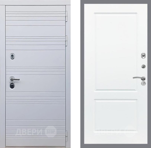 Входная металлическая Дверь Рекс (REX) 14 Силк Сноу FL-117 Силк Сноу в Голицыно