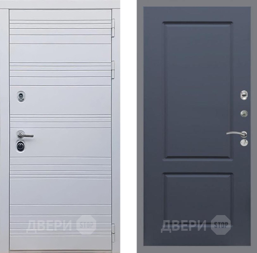 Входная металлическая Дверь Рекс (REX) 14 Силк Сноу FL-117 Силк титан в Голицыно